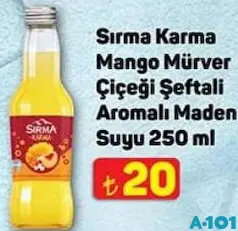 SIRMA KARMA MANGO MÜRVER ÇİÇEĞİ ŞEFTALİ AROMALI MADEN SUYU 250 ML SIRMA KARMA MANGO MÜRVER ÇİÇEĞİ ŞEFTALİ AROMALI MADEN SUYU 250 ML